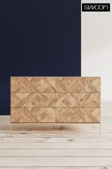Swoon Natural Norrebro Wide Chest of Drawers (C32008) | €806