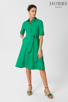 שמלה ירוקה דגם Tyra של Hobbs (C32020) | ‏601 ₪