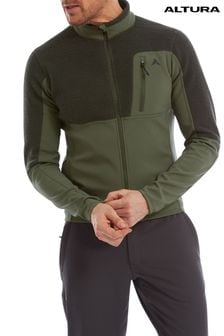 Bluză altura Bărbați Verde All Roads impermeabilă din fleece (C32035) | 477 LEI