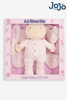 JoJo Maman Bébé Pink Rosie Baby Doll Set (C32509) | KRW65,700