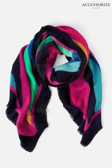 Accessorize Pink Rainbow Blanket Scarf (C32998) | 27 €