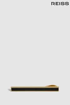 Reiss Gold Ardley Stone Insert Tie Bar (C33276) | HK$834