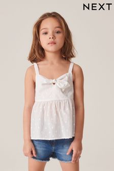 White Tie Front Blouse (3-16yrs) (C33624) | €6 - €10