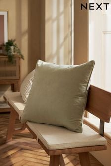 Sage Green 59 x 59cm Matte Velvet Cushion (C33707) | €9