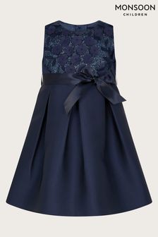 Monsoon Baby Blue Anika High Low Bridesmaid Dress (C33822) | ₪ 214 - ₪ 237