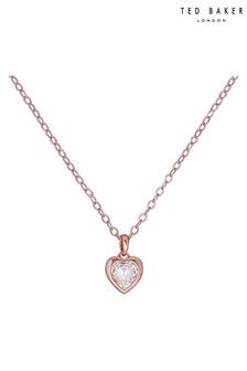 HANNELA: Crystal Heart Pendant Necklace For Women
