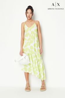 Zielona sukienka midi Armani Exchange (C35144) | 725 zł