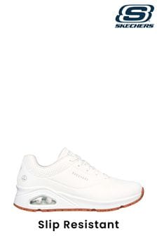 白色 - Skechers Uno女士防滑運動鞋 (C35182) | NT$3,690