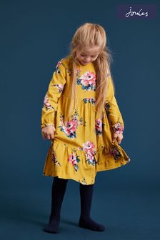 Joules Amora Yellow Tiered Woven Dress (C35250) | 44 € - 48 €