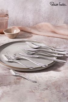 Robert Welch Silver 42 Piece Sandstone Design Cutlery Set (C35512) | $582