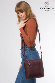Conkca Yasmin Leather Cross-Body Bag