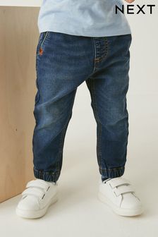 Dark Wash Regular Fit Jogger Jeans With Comfort Stretch (3mths-7yrs) (C35833) | BGN 32 - BGN 37