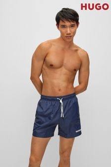 HUGO Blue Haiti Swim Shorts (C36019) | $84