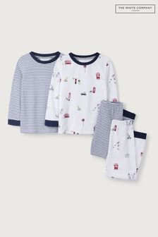 The White Company London And White Stripe Pyjamas 2 Pack (C36169) | 15.50 BD