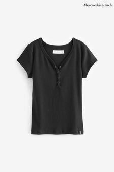 Abercrombie & Fitch T-Shirt mit geradem Halsausschnitt (C36250) | 10 €