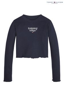 Tommy Hilfiger Blue Tommy Graphic Ribbed Top (C36325) | €33 - €36