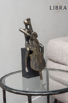 Libra Bronze Jackie Cellist Textured Sculpture (C36736) | 535 zł