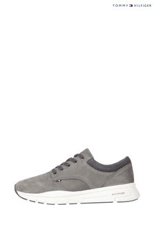 Tommy Hilfiger Grey Comfort Leather Hybrid Trainers (C36808) | $239