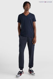 Tommy Hilfiger Blue Core Stretch Slim Fit V-Neck T-Shirt (C37049) | ₪ 186