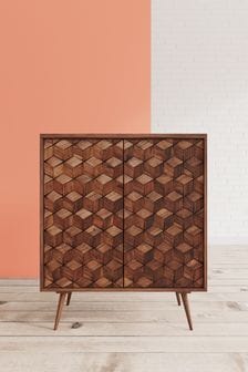 Swoon Dark Brown Terning Cabinet (C37097) | €743