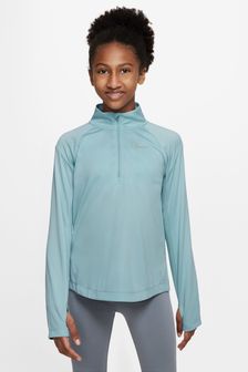 Nike Blue Dri-FIT Half Zip Long Sleeve Running Top (C37135) | DKK178