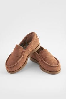 Tan Brown Smart Leather Loafers (C37345) | 82 zł - 94 zł