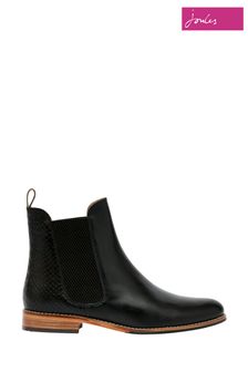 Joules Westbourne Premium Chelsea Black Boots (C37525) | 161 €
