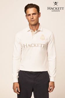 Hackett London Mens Cream Rugby Shirt (C37673) | 168 €
