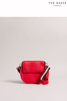 Ted Baker Red Darcell Branded Webbing Satchel Cross-Body Bag (C37677) | €191