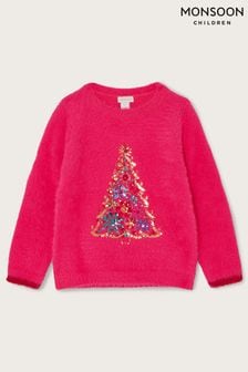 Monsoon Christmas Tree Knitted Jumper (C37759) | €20 - €21.50