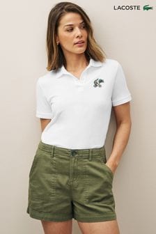 Lacoste Netflix Sex Education White Polo Shirt (C37873) | €78