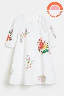 River Island White Chubby Smock Dress (C37922) | $58