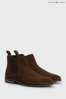 Tommy Hilfiger Brown Signature Chelsea Boots (C38078) | 778 ر.ق