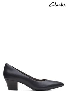 Clarks Black Leather Teresa Step Shoes (C38184) | €41.50