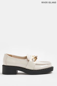River Island Chain White Loafers (C38288) | 54 €
