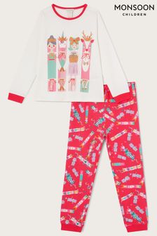 Set pijama Monsoon Natural Crăciun Novelty cu model biscuiți (C38301) | 174 LEI - 200 LEI