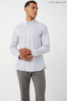 Белый рубашка с принтом Tommy Hilfiger Core Flex (C38686) | €53