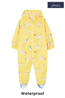 Joules Yellow Waterproof Recycled Puddlesuit 1-3 Years (C38835) | €13