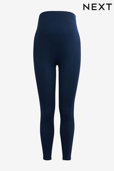 Navy Blue Maternity Ribbed Leggings (C38941) | €14.50