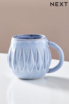 Blue Reactive Glaze Mug (C39152) | $10