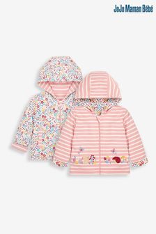Розовый двусторонний худи с карманами для домашнего питомца Jojo Maman (C39269) | €31