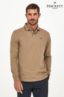 Hackett London Herren Polo-Shirt, Braun (C39467) | 59 €