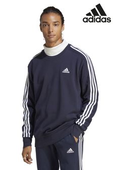adidas Blue Sportswear Essentials French Terry 3-Stripes Sweatshirt (C39573) | 1,617 UAH