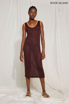 Платье с Пурпурный River Island (C39947) | €31