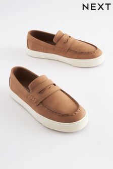 Tan Brown Slip On Shoes (C39986) | €17 - €23
