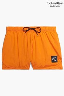 Calvin Klein Orange Nylon Runner Swim Shorts (C40356) | €77