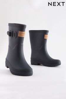 Navy Check Lined Buckle Wellies (C40747) | €10 - €12