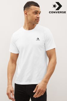 Converse White Classic T-Shirt (C40883) | kr420