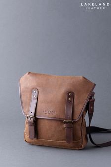 Lakeland Leather Brown Hawksdale Leather Reporter Bag (C40995) | 187 €