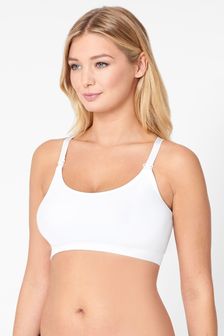 白色 - Jojo Maman Bébé富含棉質無接縫孕婦及哺乳內衣 (C41032) | NT$750